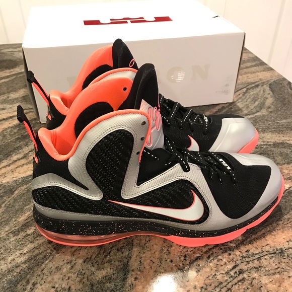 lebron 9 bright mango
